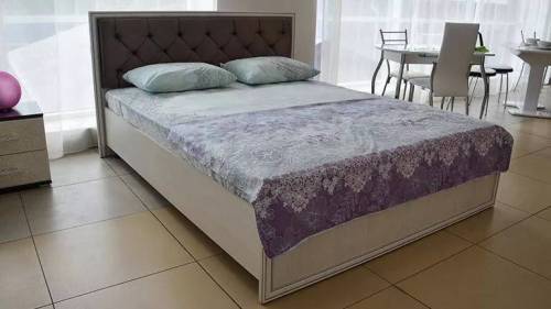 Габриэлла кровать 06.02-03 с ортопедом вудлайн кремовый