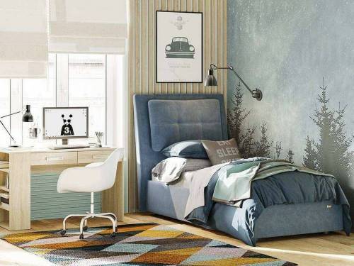 Кровать Эстер 900 модель 311 Галакси лайт 22