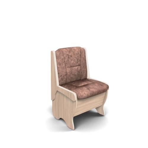 Скамья Лотос 550 / Ясень светлый / Велюр Коньяк