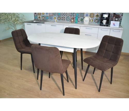 Обеденная группа Стиль Бетон белый/ бид 10 №3