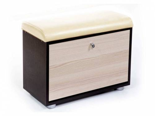 Обувница МС-1 венге/ясень шимо светлый/крем