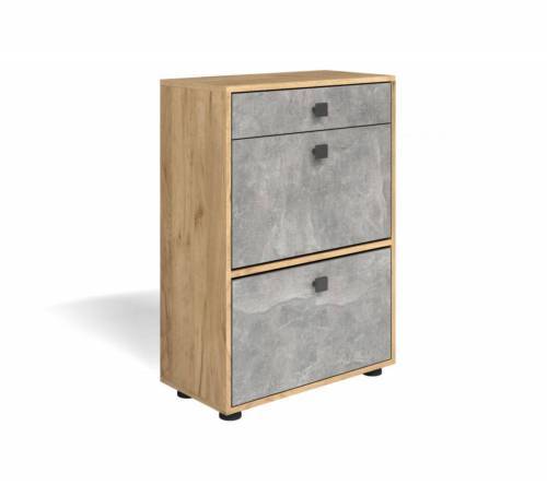 Обувница Мини-Лайт МЛ-7 дуб крафт/ателье светлое