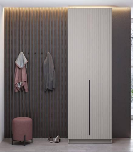 Шкаф для одежды 67.10 Брандо (2-х дв.) МДФ Кашемир