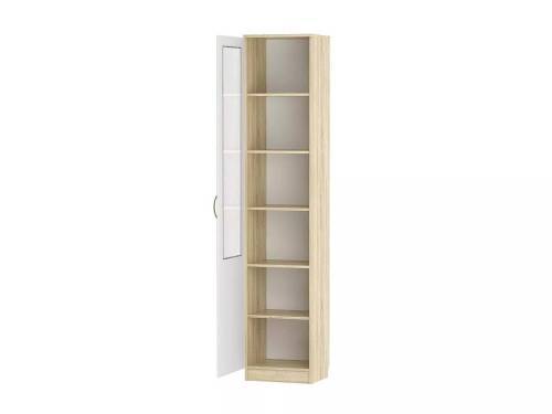 НМ 040.43 РС Витрина ЛВ Оливия Дуб Сонома/белое дерево