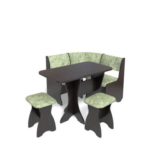 Кухонный набор Тюльпан-мини / венге / велюр Мохито