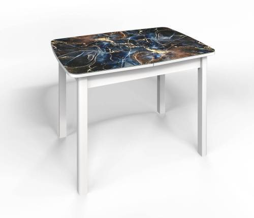 Стол СМ-5 Флорида опора массив прямая белый