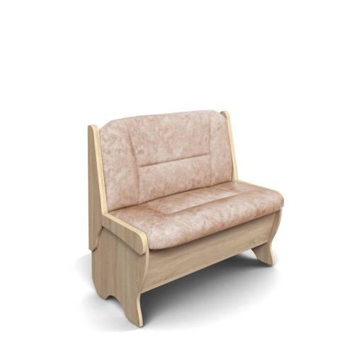 Скамья Лотос 950 / Дуб Сонома / Велюр Латте