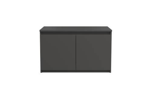 Шкаф Берген 82.03+Антресоль 82.06 (ЛДСП Диамант серый)