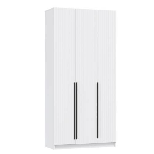 Шкаф для одежды 67.08 "Брандо" (3-х дв.) МДФ Белый