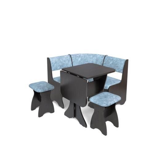 Кухонный набор Тюльпан-мини / венге / велюр Лагуна