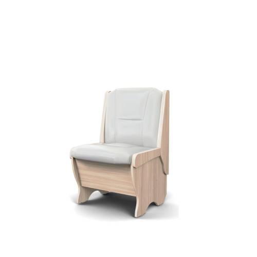 Скамья Лотос 550 ясень светлый/милк