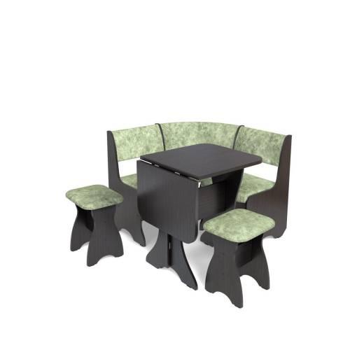 Кухонный набор Тюльпан-мини / венге / велюр Мохито