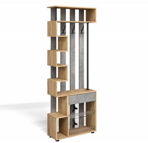 Прихожая мини-лайт компл. 1 дуб крафт/ателье светлое