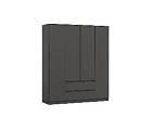 Шкаф для одежды 82.01 "Берген" (4-х дв.) (ЛДСП Диамант серый)