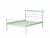 Кровать двойная Токио 42.25 Металл белый