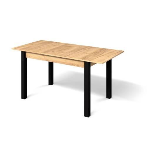 Стол Милан-3 / Дуб Крафт Золотой / Черный