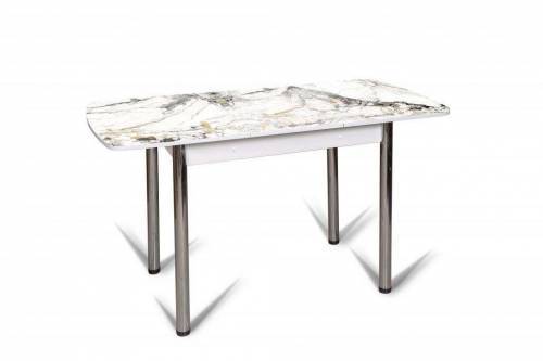 Стол Флорида СМ-6 /Серебро/Белый