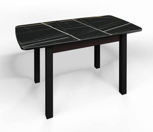 Стол СМ-3 Флорида ноги окрас квадратный венге/черный