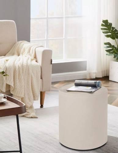 А-2 Пуф круглый (без ножек), №N04 Бежевый