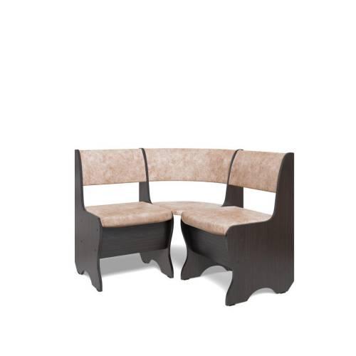 Кухонный набор Тюльпан-мини / венге / велюр Латте