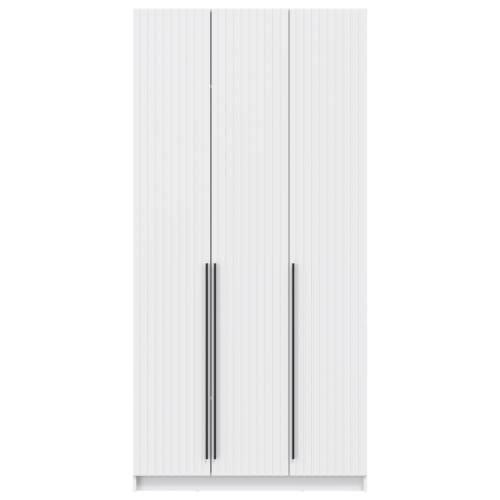 Шкаф для одежды 67.08 "Брандо" (3-х дв.) МДФ Белый