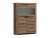 33.15 Лючия шкаф комбинированный кейптаун/венге