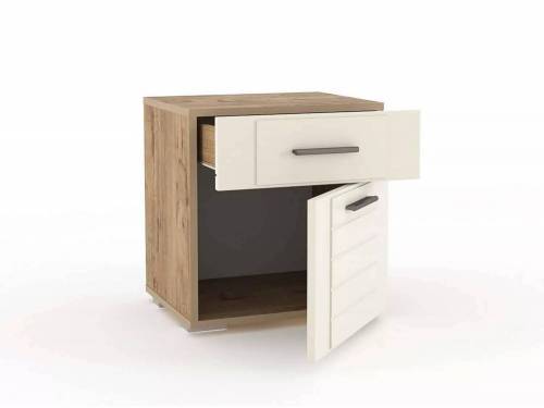 НМ 013.62 Тумба прикроватная Ливорно/дуб бунратти / софт панакота