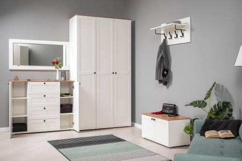 Остин Зеркало 17.03 Белый шагрень