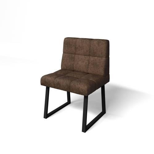 Кухонный диван Реал РМД 660 / Велюр Коньяк / Черный муар