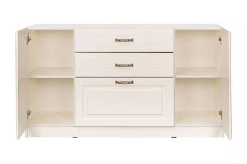 Ливерпуль Комод Белый/Ясень ваниль
