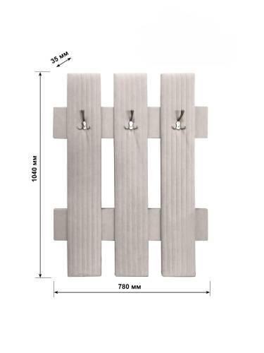 В-2 Вешалка настенная, №01 Молочный