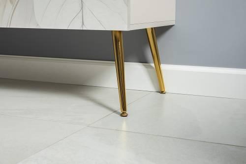 Шкаф Флоу 16.329, Кашемир/ Белый PE шагрень