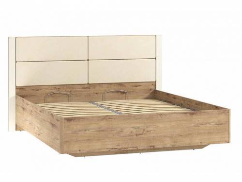 НМ 040.52-01 Кровать Ливорно /дуб бунратти / софт панакота