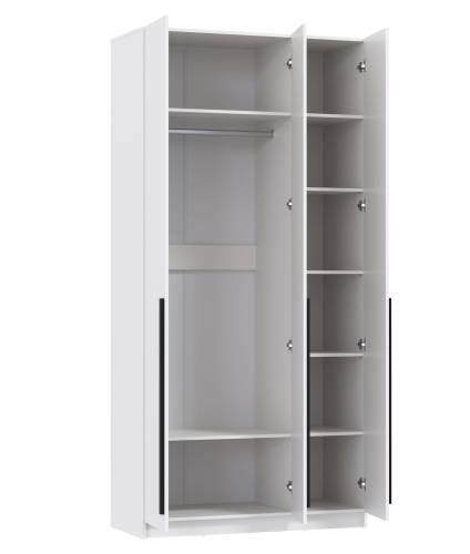 Шкаф для одежды 67.08 "Брандо" (3-х дв.) ЛДСП Белый