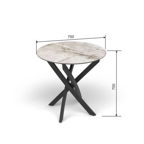 Столовая группа Монако-Рим / СМ-4 / Экокожа Крем