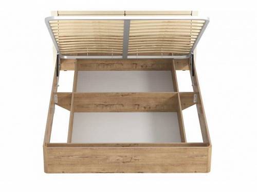 НМ 040.52-01 Кровать Ливорно /дуб бунратти / софт панакота