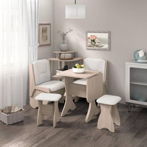 Скамья Лотос 550 ясень светлый/милк