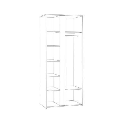 Трувор спальня 1 Дуб Гранж Песочный/Интра