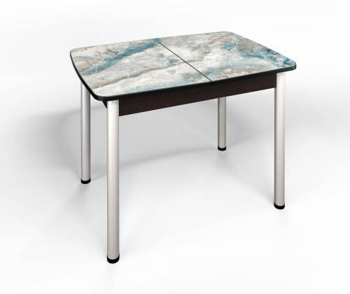 Стол СМ-7 Флорида ноги окрас круглый венге/серебро