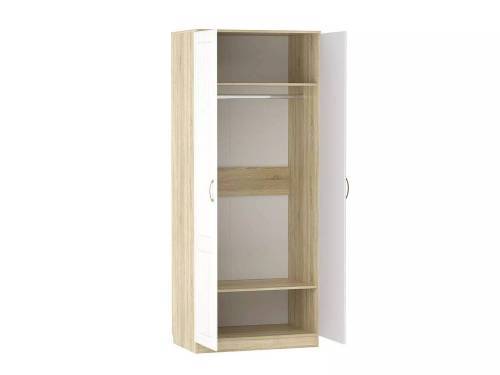 НМ 040.60 Шкаф Оливия Дуб Сонома/белое дерево