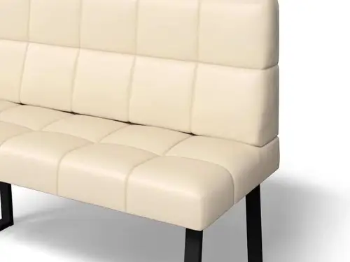 Кухонный набор Реал / Экокожа Крем / Черный муар