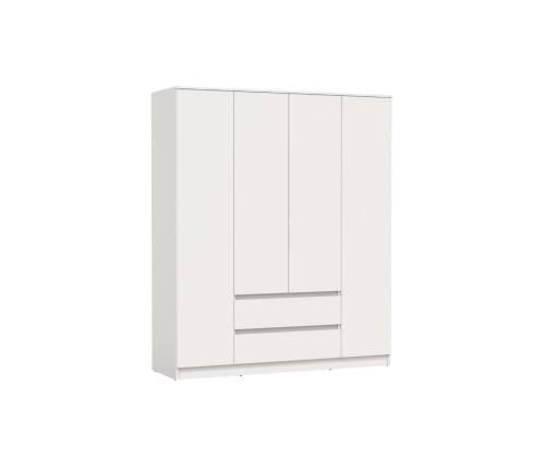 Шкаф для одежды 82.01 "Берген" (4-х дв.) (ЛДСП Белый)