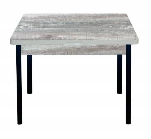 Стол обеденный раскладной СИМПЛ  / Бетон пайн темный /Опора № 2-круглая муар черный