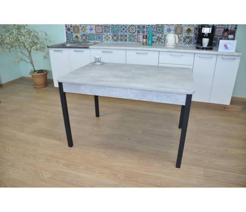 Обеденная группа Сканд Цемент светлый/опора черный/ бид01 №4