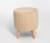 А-1 Пуф круглый стеганный (на ножках), №N04 Бежевый