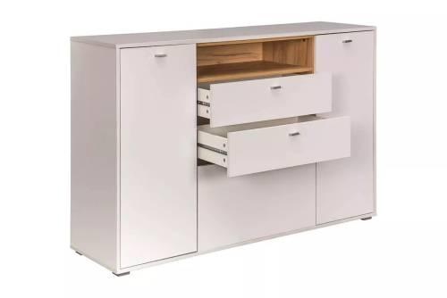 Бэль Комод 10.95 Дуб Золотой / Белый