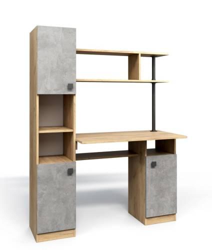 Стол компьютерный СК-7 дуб крафт/ателье светлое