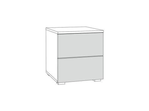 Остин Тумба прикроватная 16.152 графит/дуб золотой