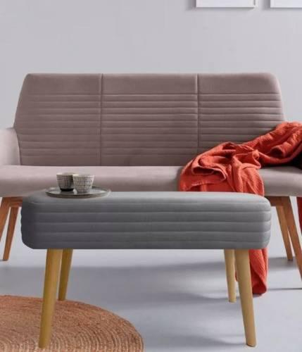 А9ГС-2 Банкетка узкая (на ножках), №25 Серый