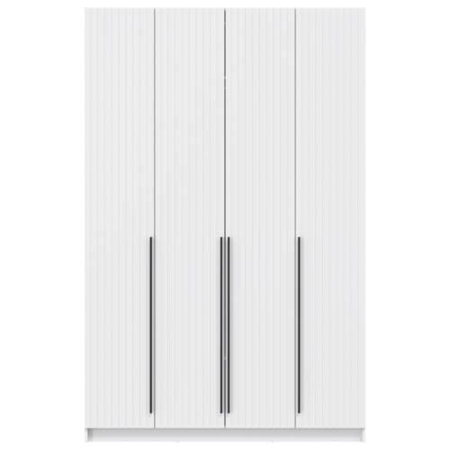 Шкаф для одежды 67.09 "Брандо" (4-х дв.) МДФ Белый